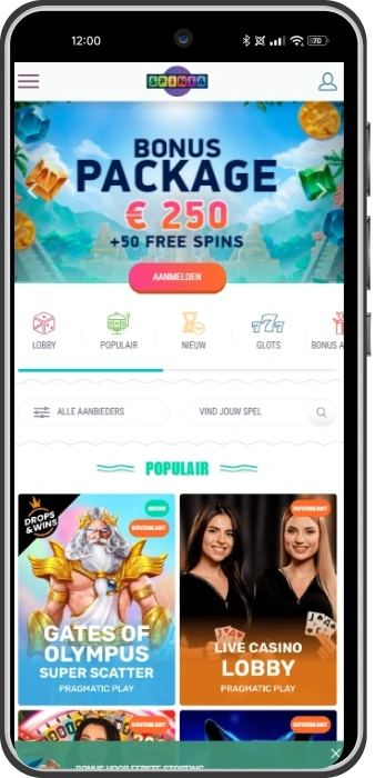 spinia casino version mobile